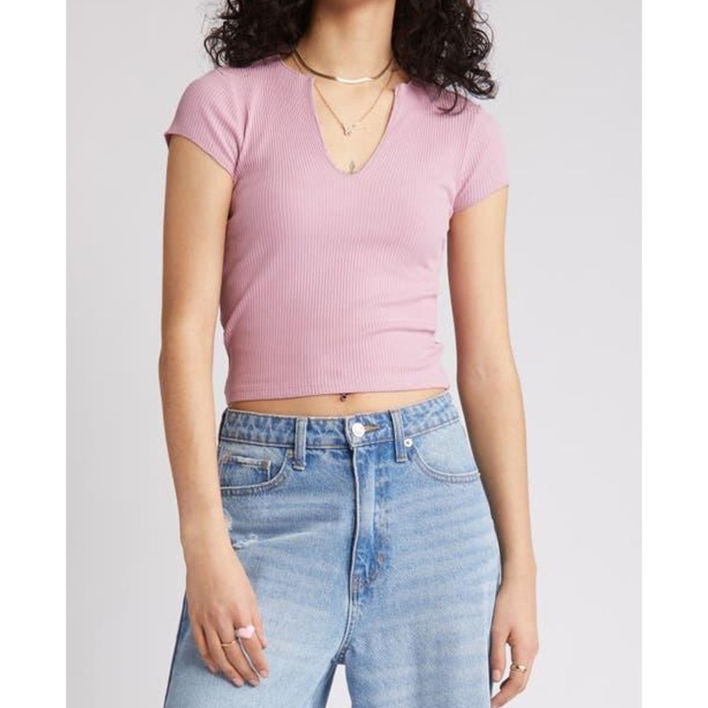 Urban outfitters BDG pink crop top